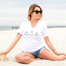 Load image into Gallery viewer, Explore-Learn-Create V-Neck T-Shirt