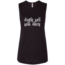 Load image into Gallery viewer, Drink Well With Others Muscle Tank (Black)