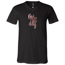 Load image into Gallery viewer, Rosé all Day V-Neck T-Shirt