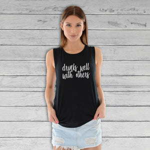 Drink Well With Others Muscle Tank (Black)