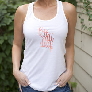 Rosé all Day Racerback Tank